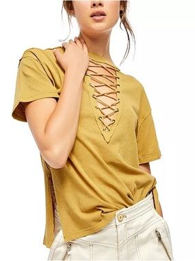 Free People Azalea T-Shirt EUC Size Small